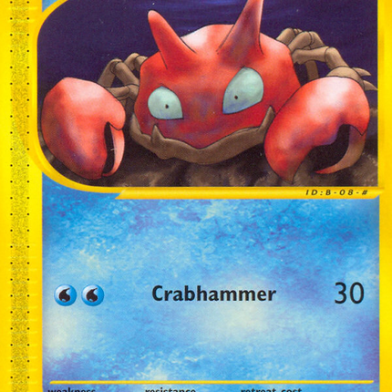 Krabby (115/165) [Expedition: Base Set]