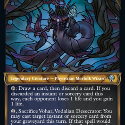 Vohar, Vodalian Desecrator (Showcase Textured) [Dominaria United]
