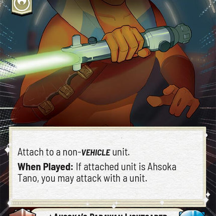 Ahsoka's Padawan Lightsaber (3) (Hyperspace) (3) [Twilight of the Republic]