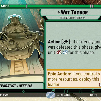 Wat Tambor - Techno Union Foreman (281) (Hyperspace) (281) [Twilight of the Republic]
