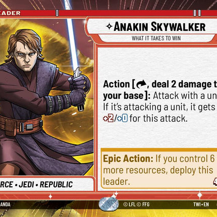 Anakin Skywalker - What it Takes to Win (287) (Hyperspace) (287) [Twilight of the Republic]