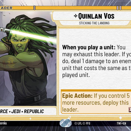 Quinlan Vos - Sticking the Landing (293) (Hyperspace) (293) [Twilight of the Republic]