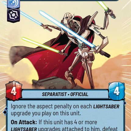 General Grievous - Trophy Collector (307) (Hyperspace) (307) [Twilight of the Republic]