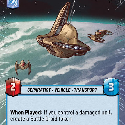 Trade Federation Shuttle (333) (Hyperspace) (333) [Twilight of the Republic]