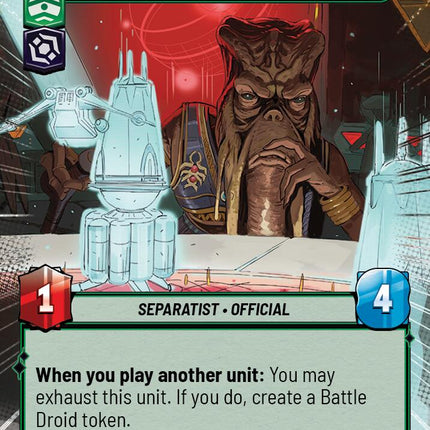 Poggle the Lesser - Archduke of the Stalgasin Hive (353) (Hyperspace) (353) [Twilight of the Republic]