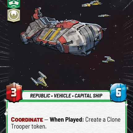 Pelta Supply Frigate (367) (Hyperspace) (367) [Twilight of the Republic]