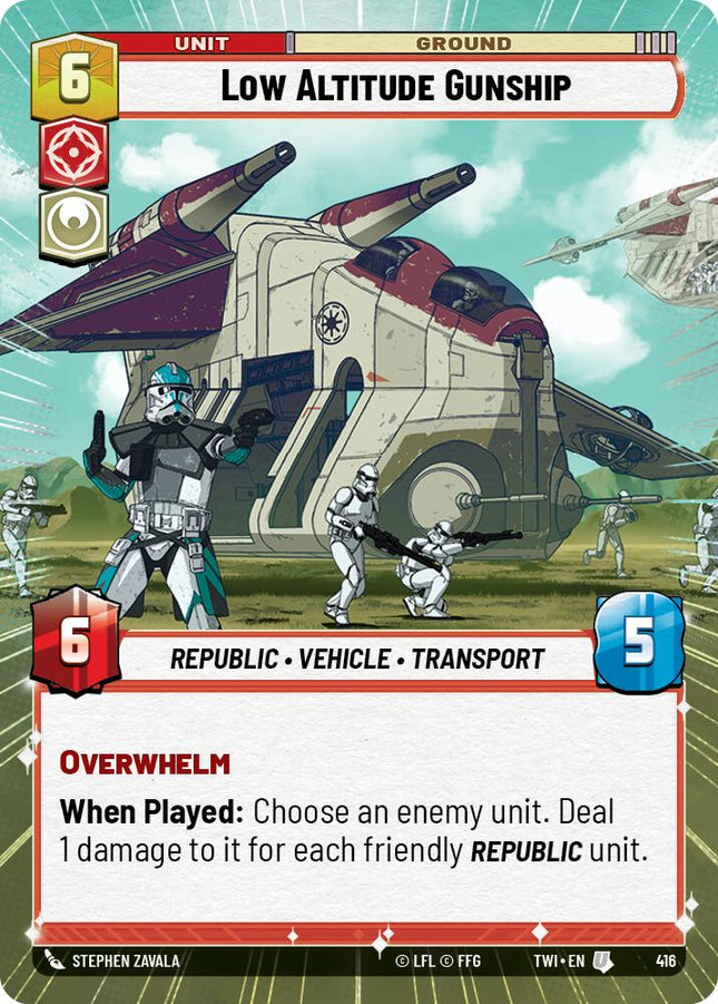 Low Altitude Gunship (416) (Hyperspace) (416) [Twilight of the Republic]