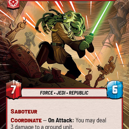 Kit Fisto - The Smiling Jedi (432) (Hyperspace) (432) [Twilight of the Republic]