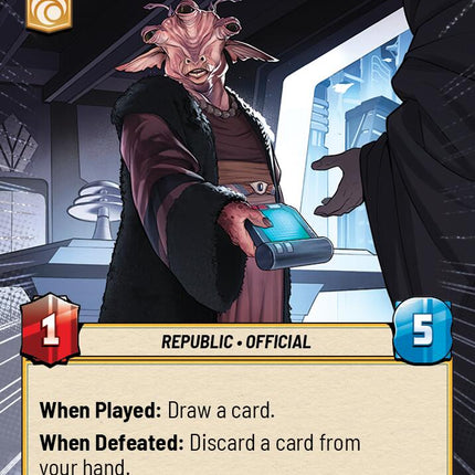 Favorable Delegate (473) (Hyperspace) (473) [Twilight of the Republic]