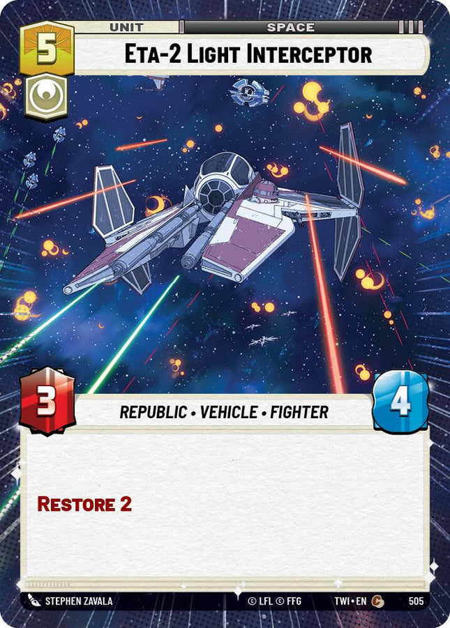 Eta-2 Light Interceptor (505) (Hyperspace) (505) [Twilight of the Republic]