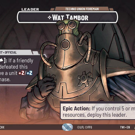 Wat Tambor - Techno Union Foreman (263) (Showcase) (263) [Twilight of the Republic]
