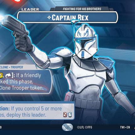 Captain Rex - Fighting For His Brothers (264) (Showcase) (264) [Twilight of the Republic]