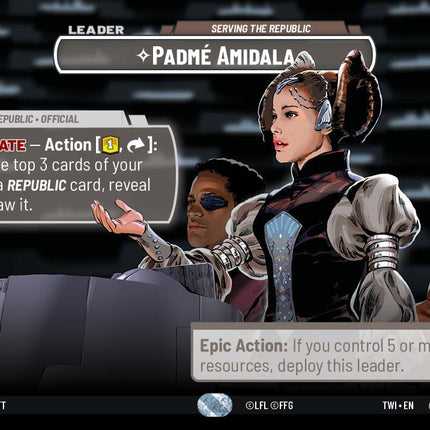 Padme Amidala - Serving the Republic (265) (Showcase) (265) [Twilight of the Republic]