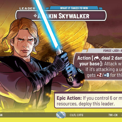Anakin Skywalker - What it Takes to Win (269) (Showcase) (269) [Twilight of the Republic]