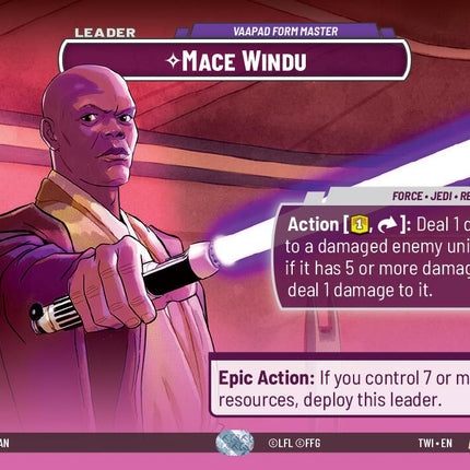 Mace Windu - Vaapad Form Master (270) (Showcase) (270) [Twilight of the Republic]