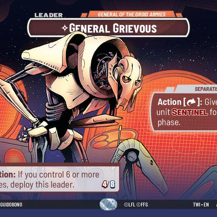 General Grievous - General of the Droid Armies (272) (Showcase) (272) [Twilight of the Republic]