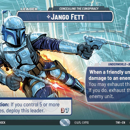 Jango Fett - Concealing the Conspiracy (273) (Showcase) (273) [Twilight of the Republic]