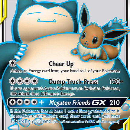 Eevee & Snorlax GX (171/181) [Sun & Moon: Team Up]