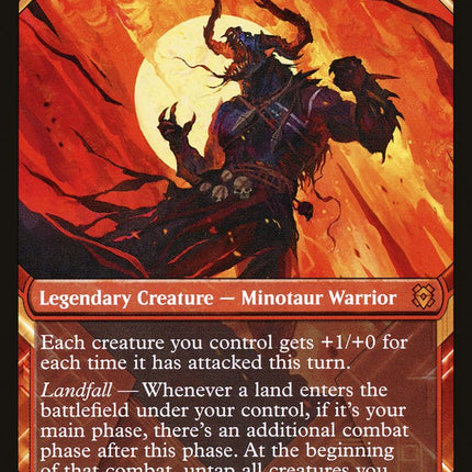 Moraug, Fury of Akoum (Showcase) [Zendikar Rising]