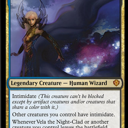 Vela the Night-Clad [Starter Commander Decks]