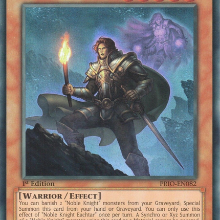 Noble Knight Eachtar [PRIO-EN082] Super Rare