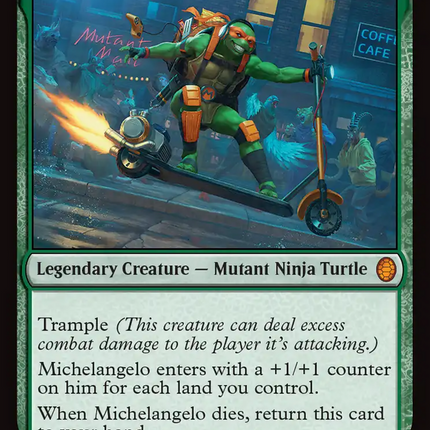 Michelangelo, On the Scene [Teenage Mutant Ninja Turtles Commander]