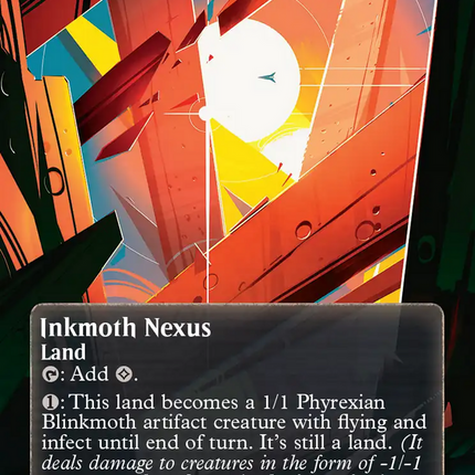 Inkmoth Nexus (0155) (Borderless) (Galaxy Foil) [Edge of Eternities: Stellar Sights]