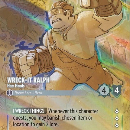 Wreck-It Ralph - Ham Hands (Enchanted) (220/204) [Azurite Sea]