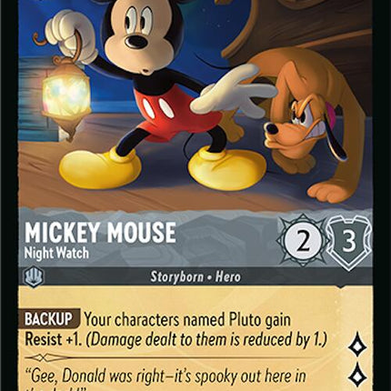 Mickey Mouse - Night Watch (187/204) [Azurite Sea]