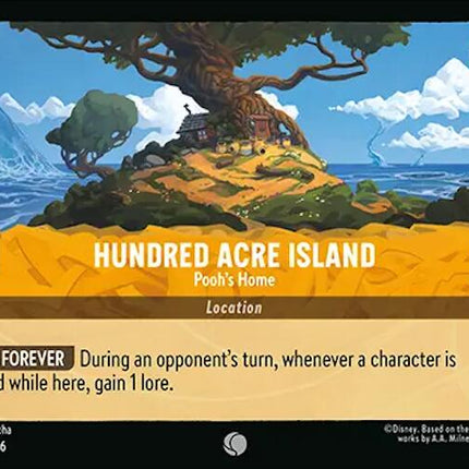 Hundred Acre Island - Pooh's Home (34/204) [Azurite Sea]