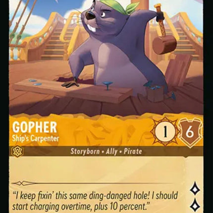Gopher - Ship's Carpenter (4/204) [Azurite Sea]