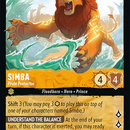 Simba - Pride Protector (20/204) [Azurite Sea]