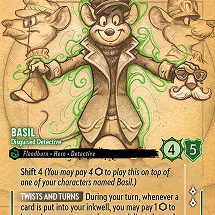 Basil - Disguised Detective (Enchanted) (212/204) [Azurite Sea]