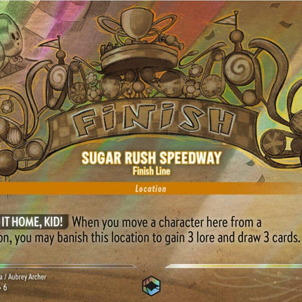 Sugar Rush Speedway - Finish Line (Enchanted) (207/204) [Azurite Sea]
