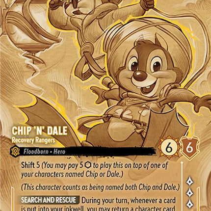 Chip 'n' Dale - Recovery Rangers (Enchanted) (205/204) [Azurite Sea]