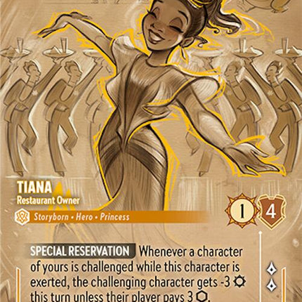 Tiana - Restaurant Owner (Enchanted) (206/204) [Azurite Sea]