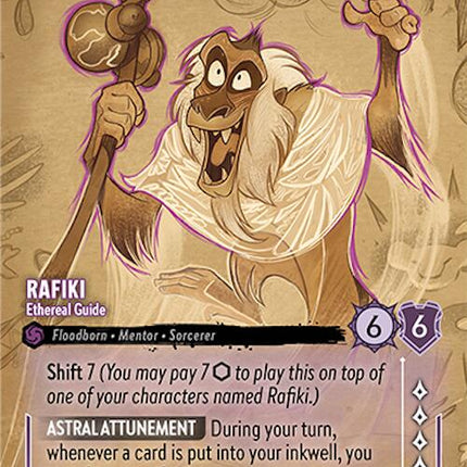 Rafiki - Ethereal Guide (Enchanted) (208/204) [Azurite Sea]