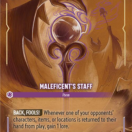 Maleficent's Staff (Enchanted) (210/204) [Azurite Sea]