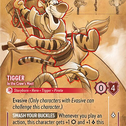 Tigger - In the Crow's Nest (Enchanted) (215/204) [Azurite Sea]
