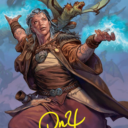 Drake Hatcher 2 Art Card (29/54) (Gold-Stamped Signature) [Foundations Art Series]