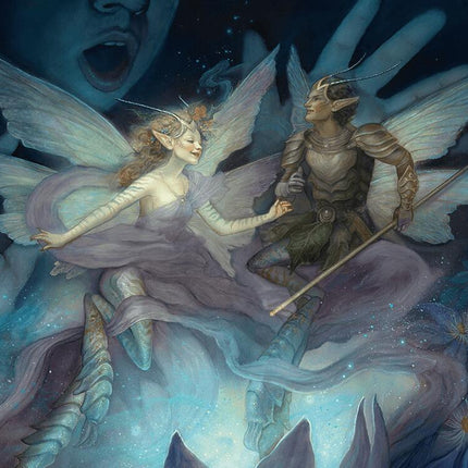 Faebloom Trick Art Card (6/54) (Gold-Stamped Signature) [Foundations Art Series]