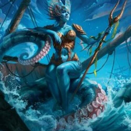 Kiora, the Rising Tide Art Card (30/54) [Foundations Art Series]