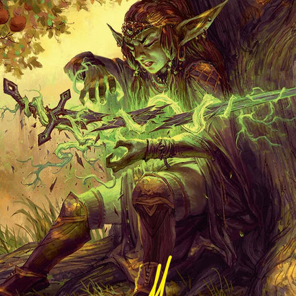 Reclamation Sage Art Card (45/54) (Gold-Stamped Signature) [Foundations Art Series]