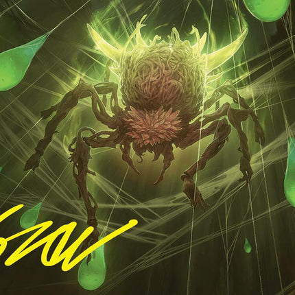 Spinner of Souls Art Card (13/54) (Gold-Stamped Signature) [Foundations Art Series]