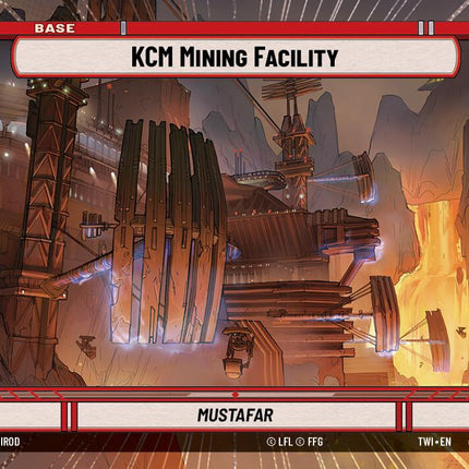 KCM Mining Facility // Battle Droid (301 // T03) (Hyperspace) (301 // T03) [Twilight of the Republic]