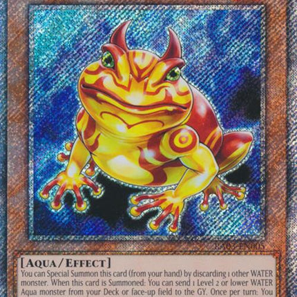 Swap Frog (Platinum Secret Rare) [RA03-EN005] Platinum Secret Rare