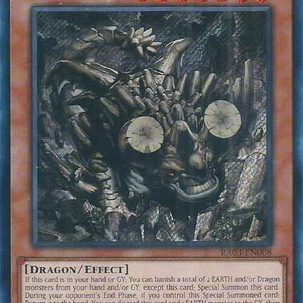 Redox, Dragon Ruler of Boulders (Secret Rare) [RA03-EN008] Secret Rare