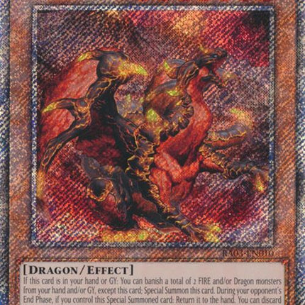 Blaster, Dragon Ruler of Infernos (Platinum Secret Rare) [RA03-EN010] Platinum Secret Rare
