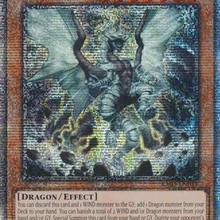 Tempest, Dragon Ruler of Storms (Quarter Century Secret Rare) [RA03-EN011] Quarter Century Secret Rare