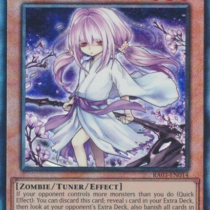 Ghost Reaper & Winter Cherries (Alternate Art) (PUR) [RA03-EN014] Prismatic Ultimate Rare